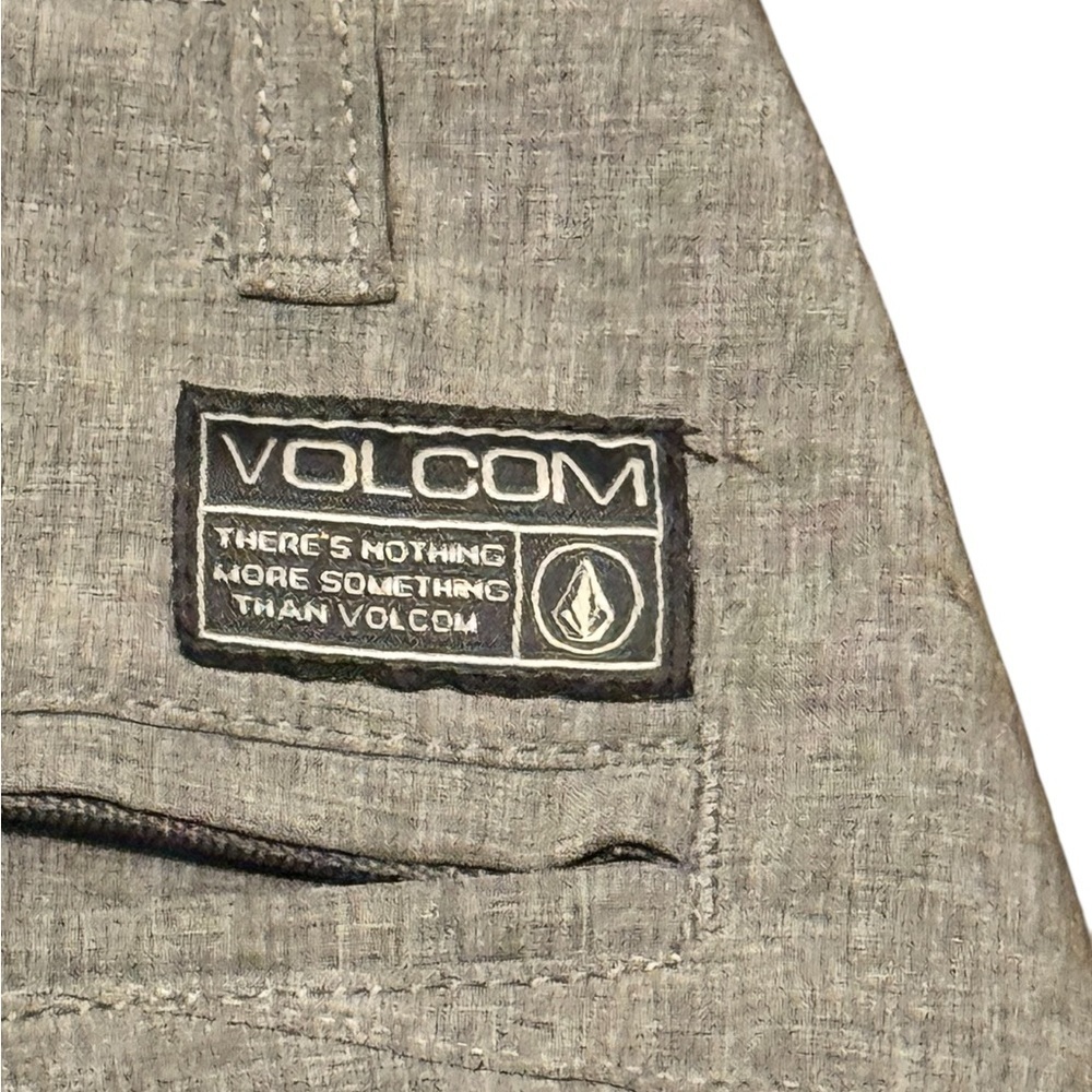 Volcom Light Gray Shorts Mens Size 34 Golf Lightweight - Picture 6 of 7